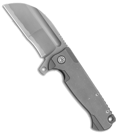 product image for Andre De Villiers Wharny Flipper Titanium Frame Lock Knife