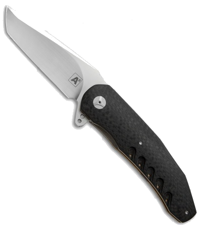 product image for Andre Thorburn A3 Flipper Tanto Knife M390 Steel Carbon Fiber Handle Satin Finish