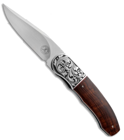 product image for Andre Thorburn L48 Front Flipper Desert Ironwood N690 Satin Blade Knife