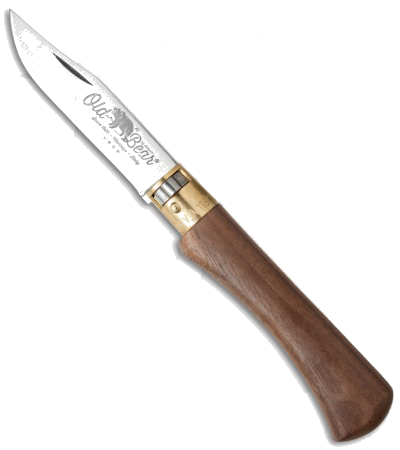 product image for Antonini Old Bear Medium Folding Knife American Walnut Satin
