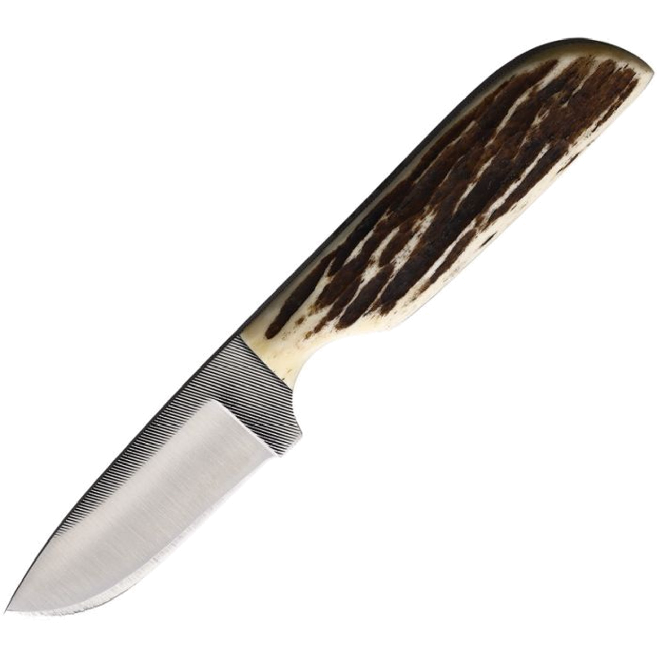 product image for Anza AZWKR6LJB Fixed Blade Knife 2.63" Carbon Steel with LJ Bone Handle