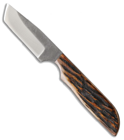 product image for Anza WK-1AJB Fixed Blade Knife Jigged Bone Handle 2.75" Satin