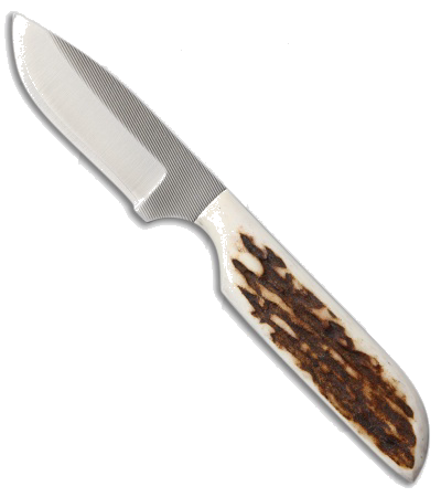 product image for Anza WK-6FE Stag Horn Fixed Blade Knife 2.75" Satin