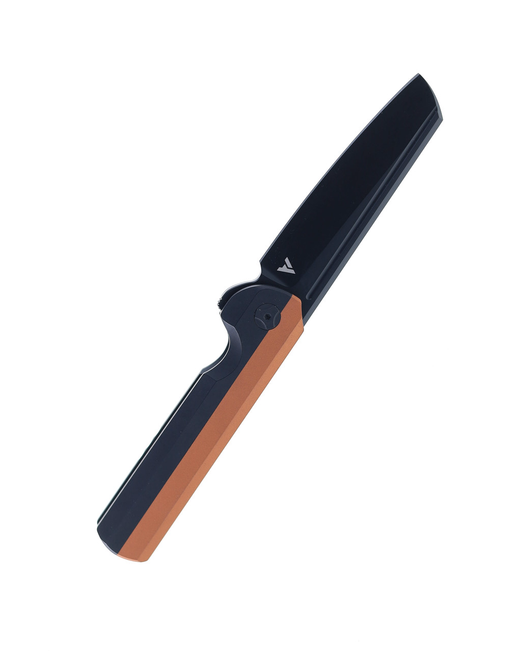 product image for Arcform Slimfoot Folding Knife Black Titanium Copper Handle M390 Plain Black Blade DFSFCOP