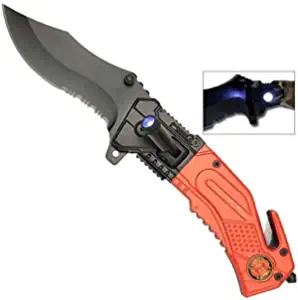 product image for Armory-Replicas LED Flashlight Tactical Rescue Pocket Knife Firefighter