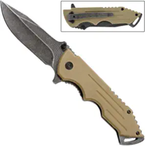 product image for Armory-Replicas Black Threatcon Delta Drop Point Pocket Knife