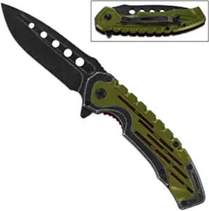 product image for Armory-Replicas Drop Point Dark Stone Wash Manual Pocket Knife