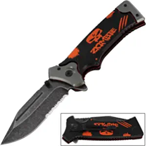 product image for Armory-Replicas Red Zombie Apocalypse Pocket Knife