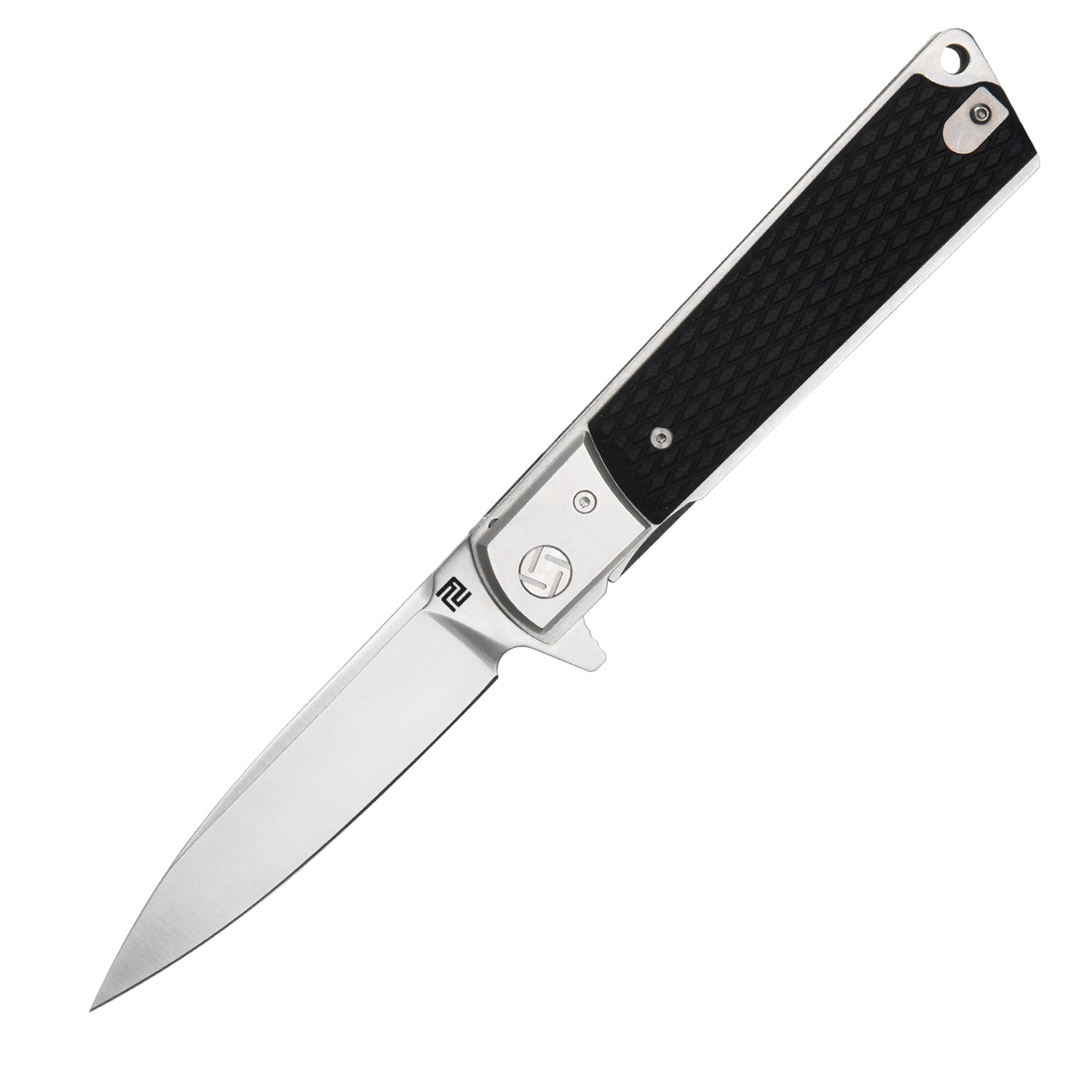 product image for Artisan Cutlery Classic Black G-10 Handle Liner Lock Knife