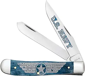 product image for Artist-Unknown Mediterranean Blue Bone Trapper 6254 SS Knife