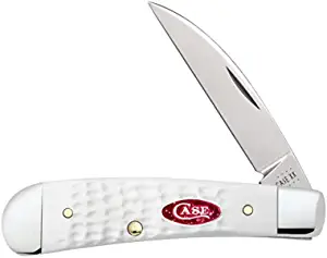 product image for Artist-Unknown White Synthetic Sway Back Gent Tru-Sharp Stainless Pocket Knife TB61117 SS