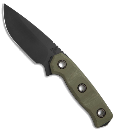product image for Atlas Dynamic Defense Harbinger S Black G-10 Handle CPM-S30V Fixed Blade Knife