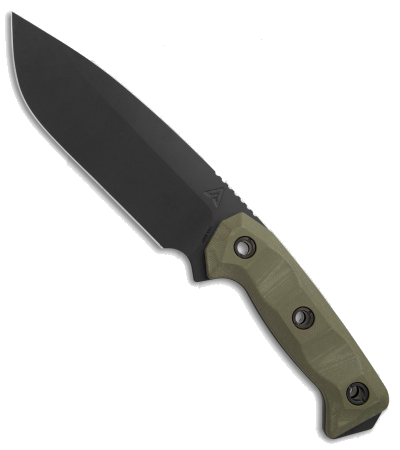 product image for Atlas Dynamic Defense Harbinger Rex Black G-10 CPM-S30V Fixed Blade Knife