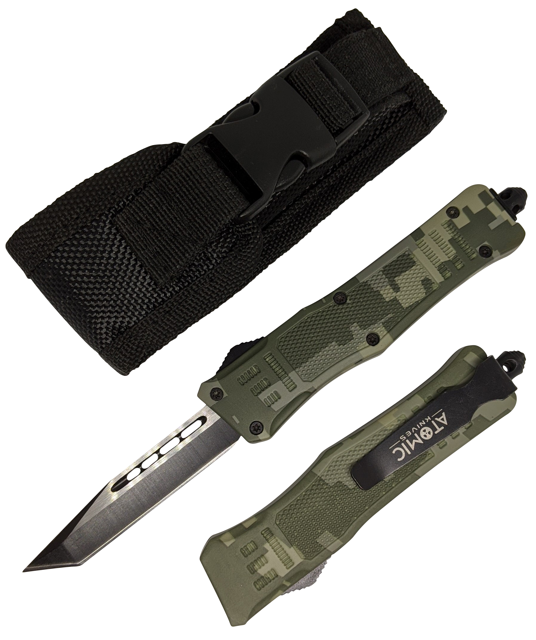 product image for Atomic Black Out The Front Automatic Knife OTF Digital Camo