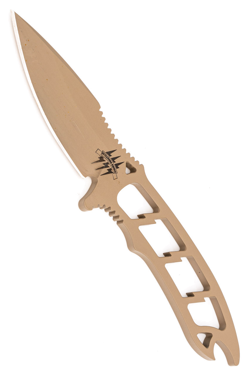 product image for Attleboro Dau Tranh Neck Knife Coyote Tan Cerakote