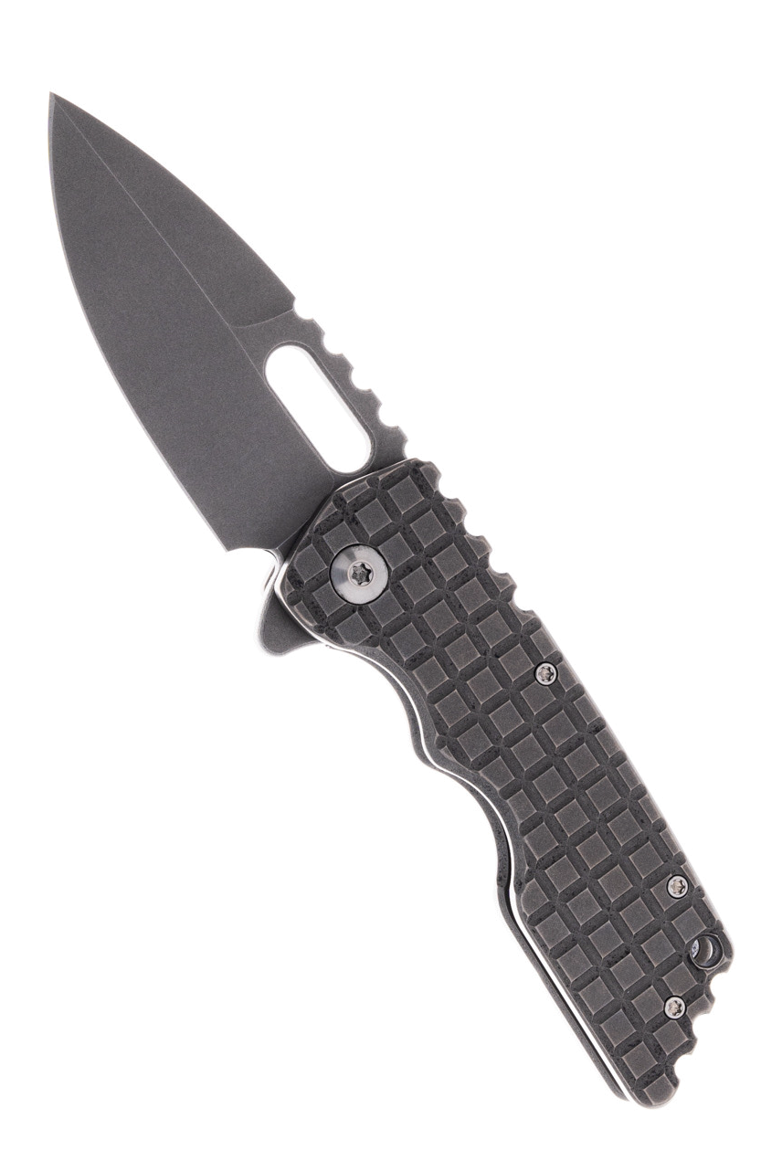 ATTN2Detail Mercantile MK 2 Medium Spear Point Bayonet Grind S35VN Stonewashed Titanium product image