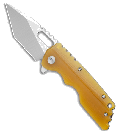 product image for Attn 2 Detail Mercantile MK 2 Medium Frame Lock Knife G-10/Titanium Satin Hissatsu Blade