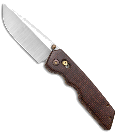 product image for Attn 2 Detail Mercantile MK 3 Large Burlap Micarta Satin CPM S30V Knife