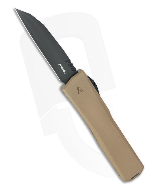 Axial Shift Wharncliffe Tan OTF Automatic Knife