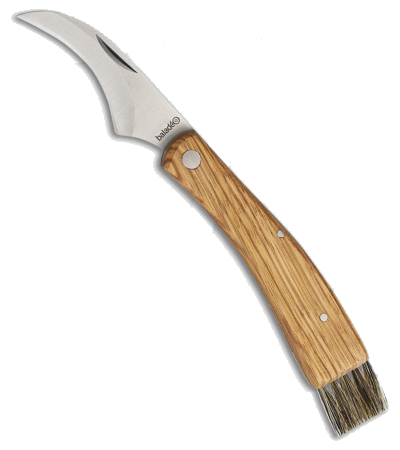 product image for Baladeo Mushroom Knife Zebrawood 2.75" Satin Blade