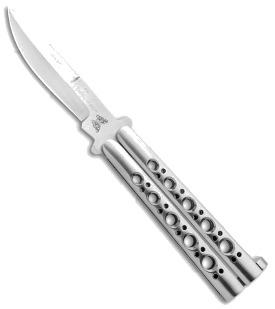 product image for Vintage Bali-Song-USA Stainless Steel Prototype Butterfly Knife Jody Samson Signed