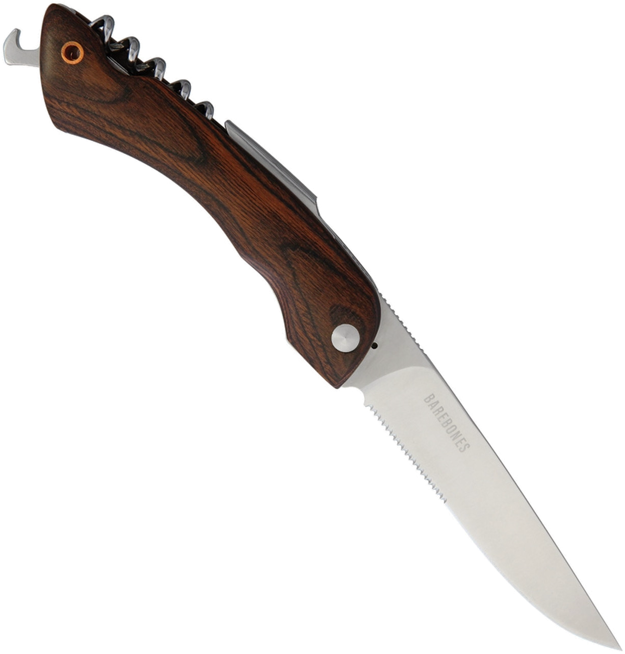 product image for Barebones Living Walnut Wood Folding Picnic Knife BARE363