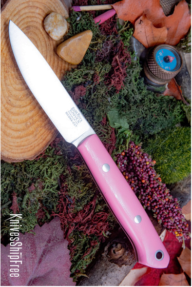 product image for Bark River Knives Little Creek II Magna Cut Pink G10