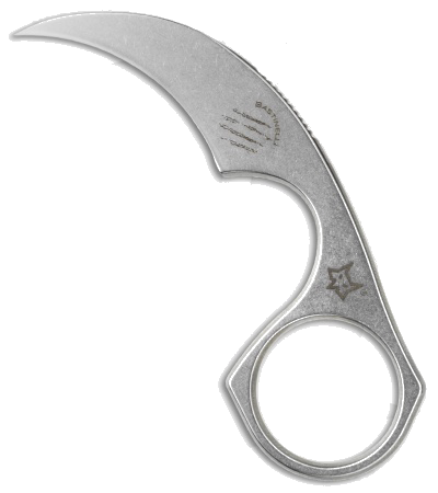 product image for Bastinelli Creations Diagnostic Karambit Neck Knife N690C Stainless Steel Stonewash Finish