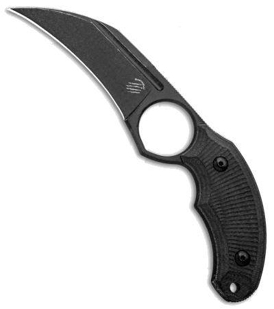 Bastinelli Creations Black HARPY Karambit Fixed Blade G-10 Handle product image