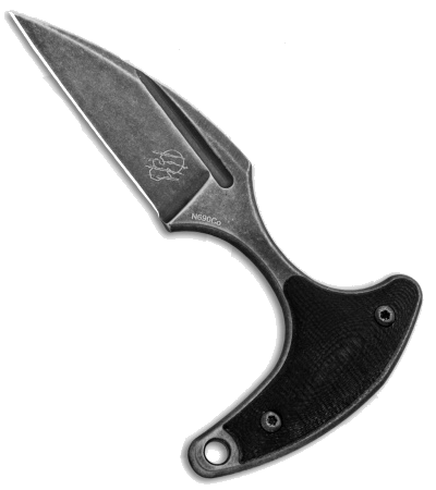 product image for Bastinelli Creations L'Innocent Push Dagger Black G-10 Handle N690Co Black Stonewash Blade