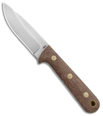 product image for Battle Horse Knives Woodsman Pro Black Micarta O1 Steel Fixed Blade BHK