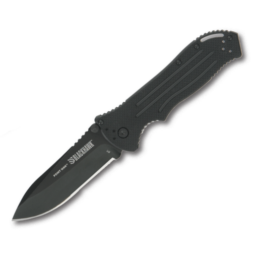 Bear-and-Son Black Point Man G10 Sideliner Plain Edge BH15PM201BK