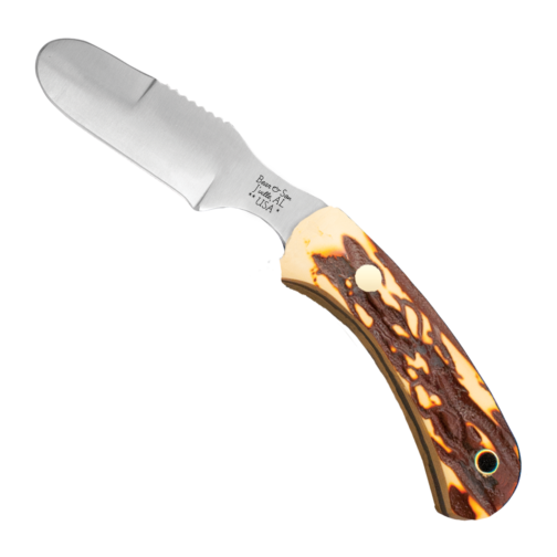 product image for Bear & Son SD43 Stag Delrin Ergonomic Skinner Knife
