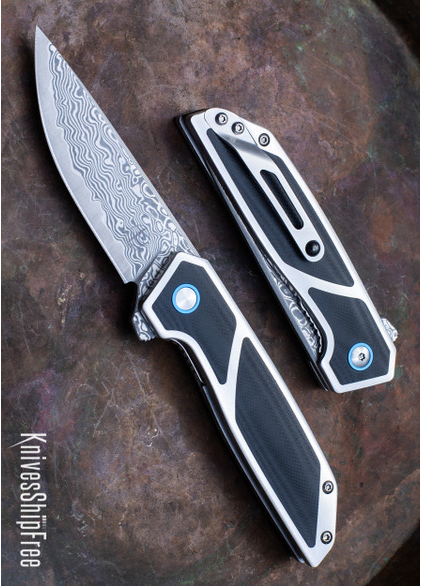 product image for Begg Knives Diamici Black G-10 Inlays VG-10 Damascus Blade
