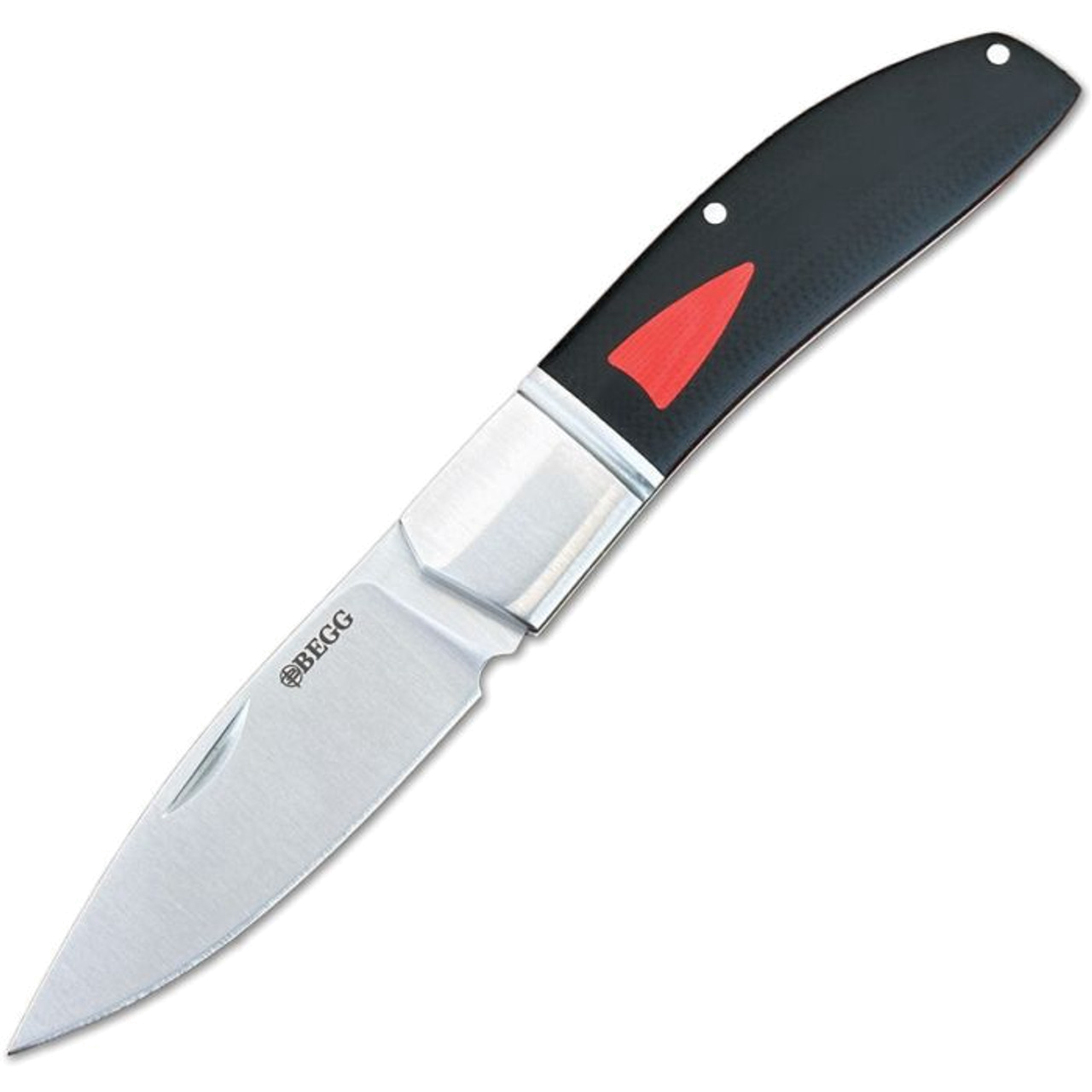 product image for Begg Knives Black Widow Black G10 Sandvik 14C28N BG040