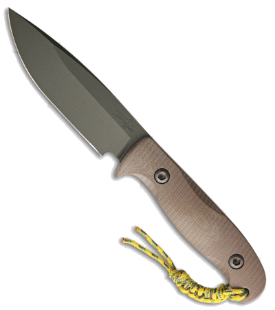 product image for Behring Made Technical Bridger S7 Steel Fixed Blade Knife Coyote G-10 4" OD Cerakote