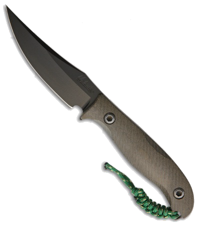 product image for Behring Technical Uplander Black G-10 Fixed Blade Knife S7 Steel 3.5" Blade