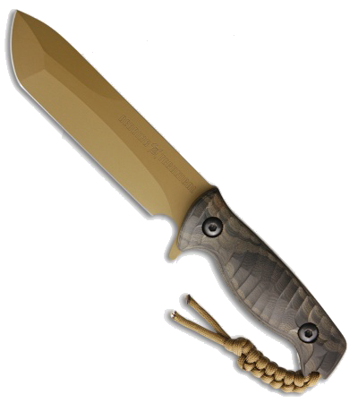 product image for Behring Technical Valkyrie Black Micarta 5" O1 Tool Steel Fixed Blade Knife