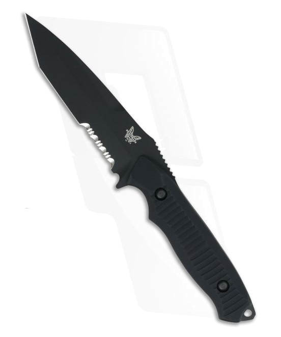 Benchmade 141 SBK Nimravus Tanto Black Aluminum Fixed Blade product image