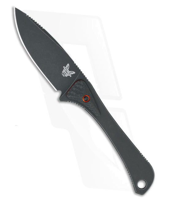 product image for Benchmade Altitude Hunt Series Caper Black DLC S 90 V Neck Knife 15200 DLC