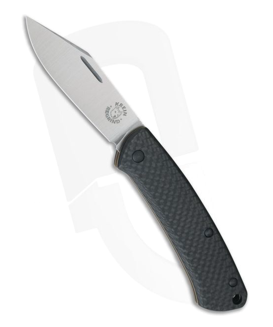 product image for Benchmade Knives 318 2 Proper Tom Krein Regrind S 90 V Clip Point Carbon Fiber Slip Joint Folder