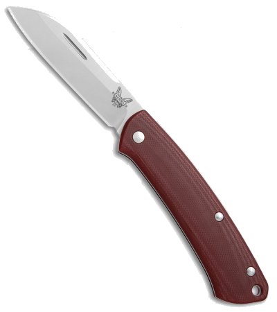 Benchmade Proper Slip Joint Red G-10 Sheepsfoot CPM-S30V 319-1 Knife product image