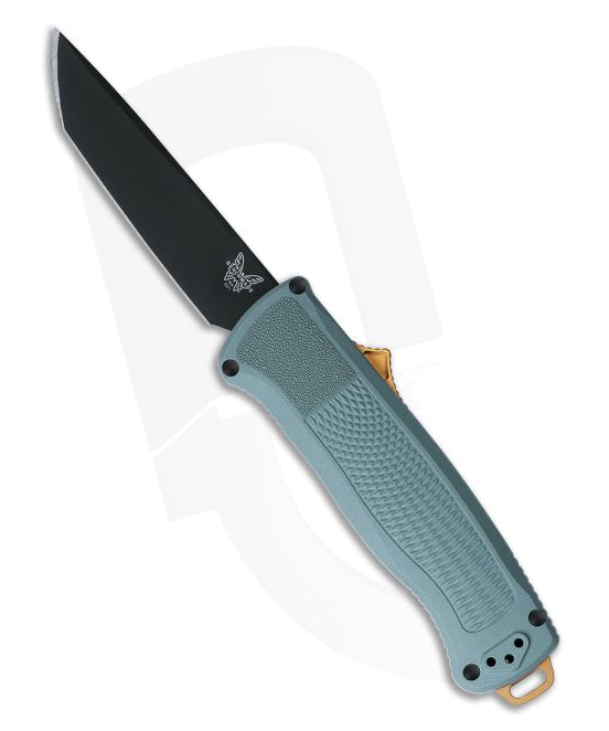 Benchmade 5370 BK 07 Sage Green DLC Tanto Automatic Knife