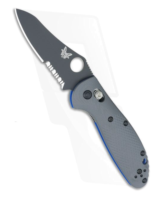 Benchmade 555 SBK 1 Mini Griptilian Black Serrated CPM 20 CV product image