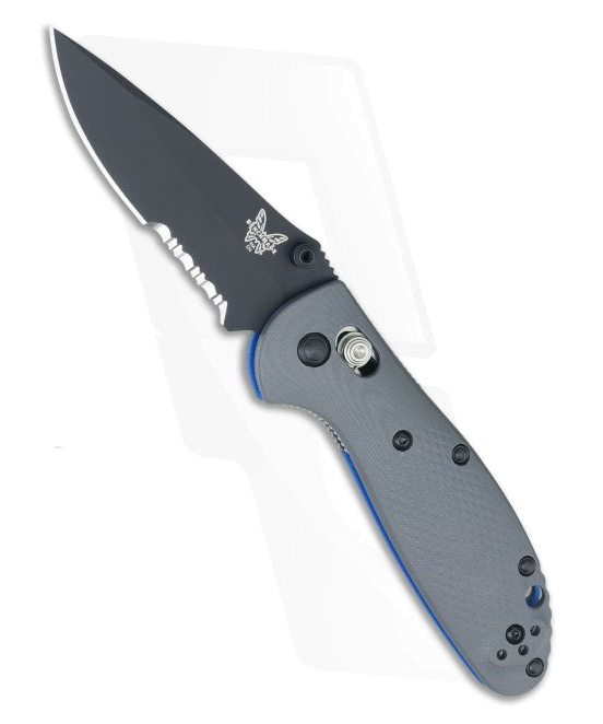 Benchmade Mini Griptilian 556 SBK-1 Serrated Black CPM-20CV product image