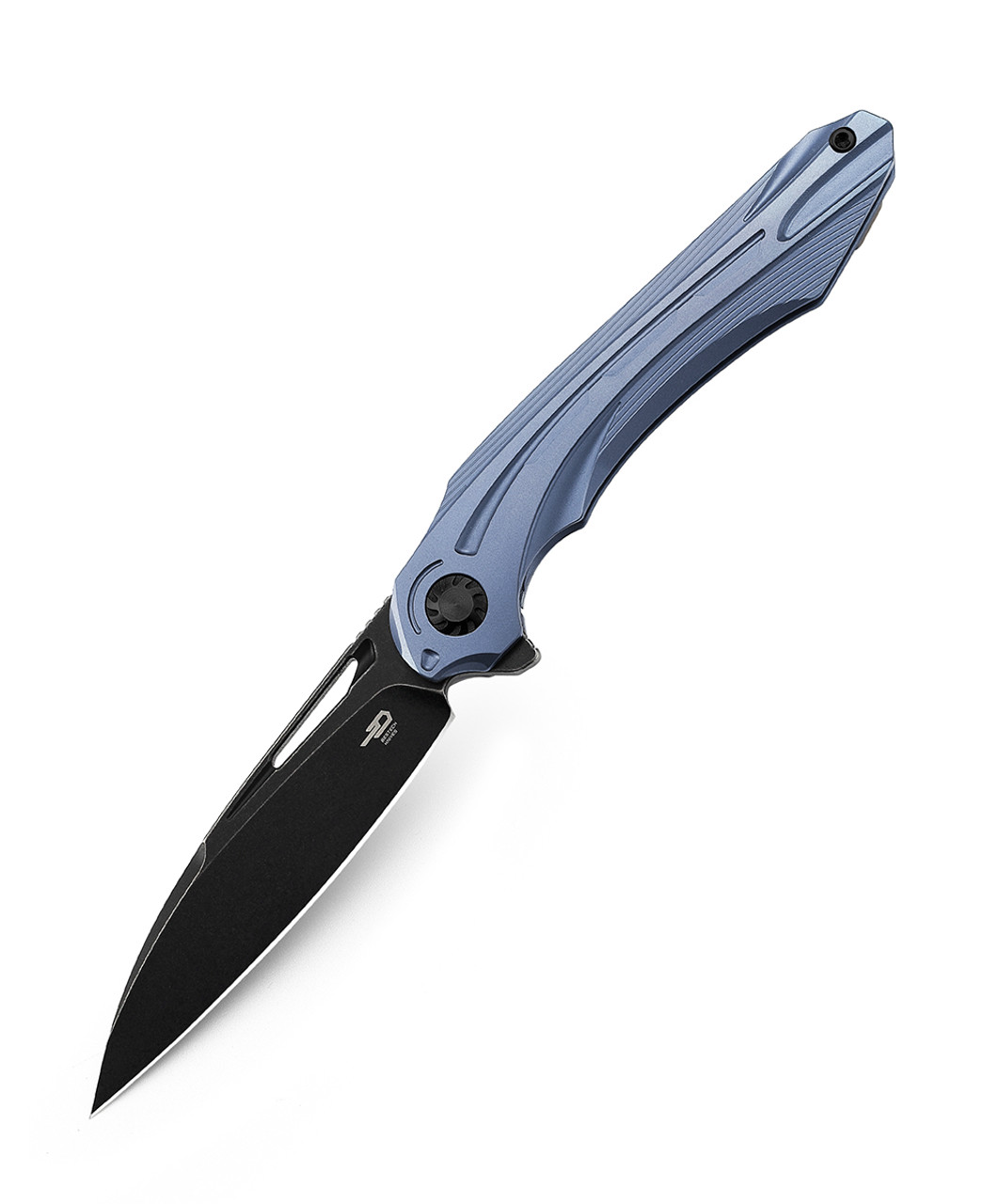 product image for Bestech BT2001C Blue Titanium Handle Folder Knife