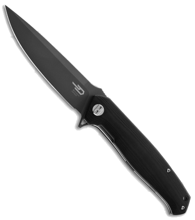 Bestech Knives Swordfish Black G-10 Handle D2 Steel Blade Flipper Knife BG03-I