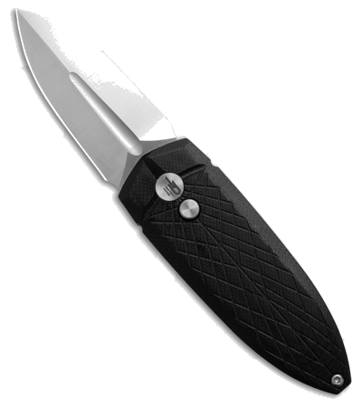 Bestech Black QUQU Button Lock G10 2.2" Satin 14C28N Pocket Knife product image