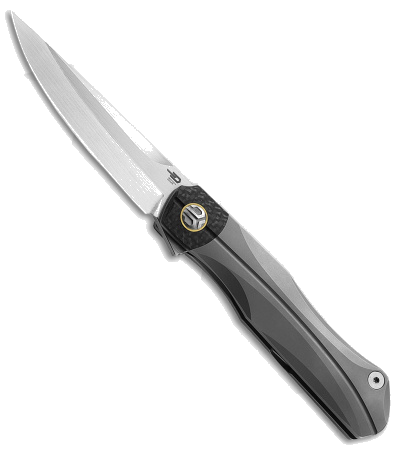 product image for Bestech Thyra Frame Lock Knife Titanium Carbon Fiber Satin M390