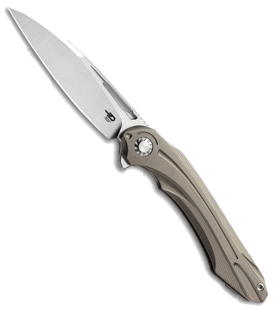 product image for Bestech Knives Wibra Bronze Titanium M390 Frame Lock Knife